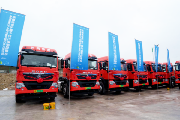 Thousand-Unit Strategic Agreement | Sinotruk New Energy Tractor Trucks Facilitate Green Connectivity of the Shanghai–Chengdu Corridor