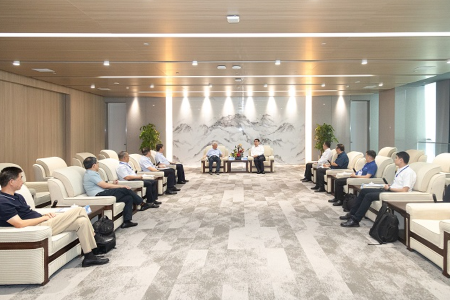 满慎刚会见中国工程院院士苏万华、高翔和中国科学技术大学党委书记舒歌群一行